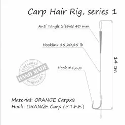 Orange Carp Hair Rigs Serie 1 -Goedkope Hengels winkel 0447d6ac865a41dc9f9fac88eaa57705