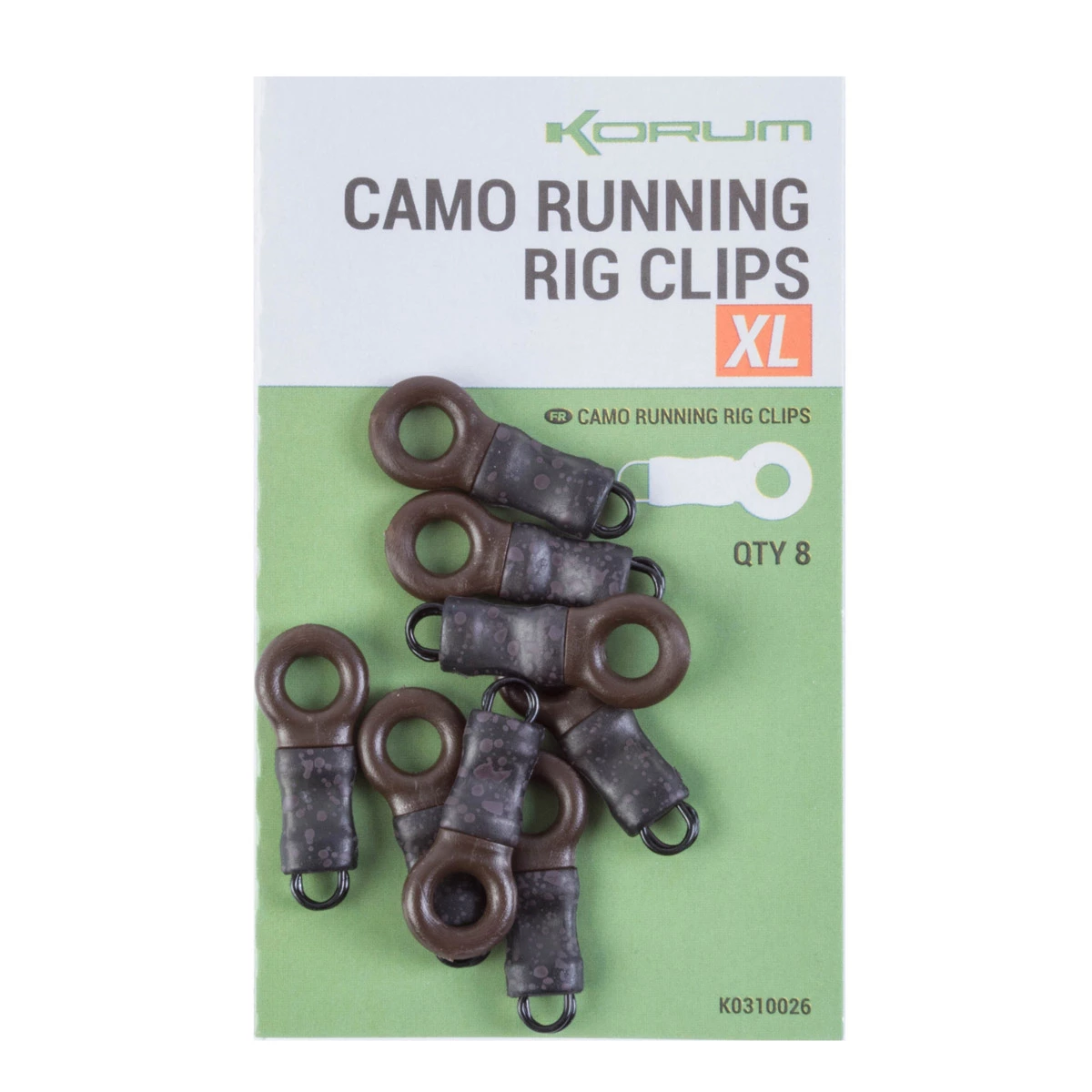 Korum Camo Running Rig Clips 3 Korum Camo Running Rig Clips - Afbeelding 3