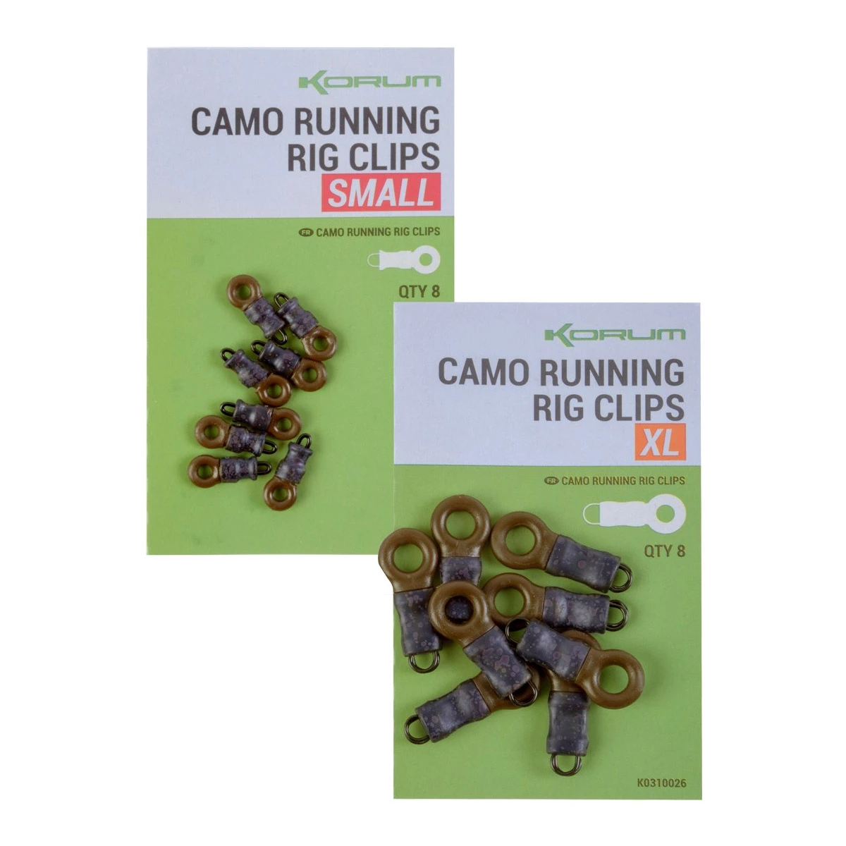 Korum Camo Running Rig Clips 2 Korum Camo Running Rig Clips - Afbeelding 2